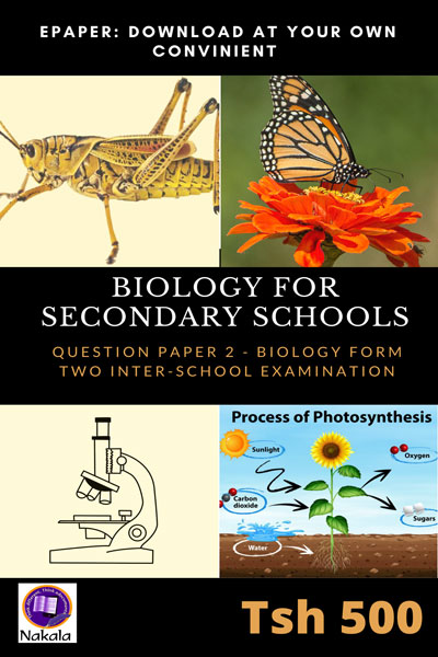 BIOLOGY-FORM-TWO-INTERSCHOOL-EXAMINATION